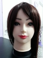 Nejdelší paruka, nová rovná tmavě hnědá