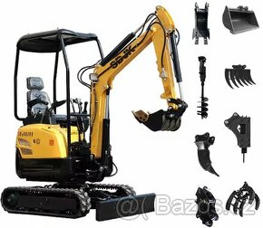 Minibagr Zethos naftový motor Koop 1000kg