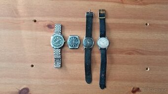 Staré hodinky a budíky PRIM