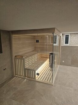 Interiérová finská sauna CLARA