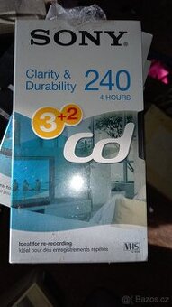 Nové, nerozbalené VHS kazety SONY E-240 CDG Premium - 1