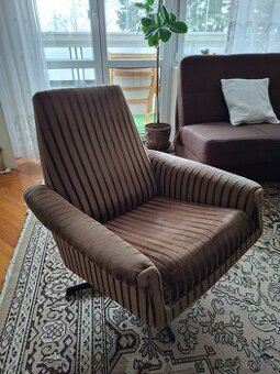 Retro otočná křesla