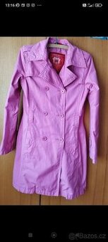 Dámský růžový lehký kabát