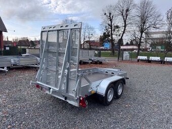 Přívěsný vozík, přepravník 300x150cm, 2700kg,rampa