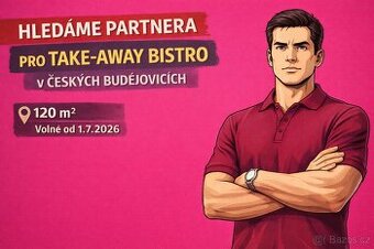Hledáme partnera/provozovatele take-away bistra v ČB 🍔