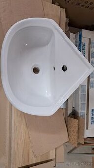 OLYMP JIKA rohové umyvadlo 65cm s otvorem   1365.1