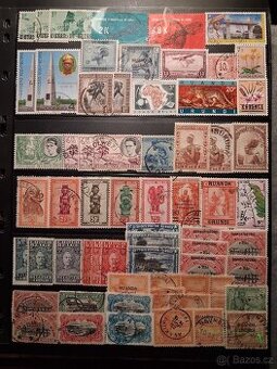 Rozsáhlá sbírka známek Belgické Kongo, Ruanda-Urundi a Katan