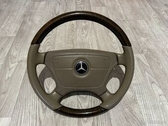 Dřevěný volant Mercedes W140 & W208 & W210 & W124
