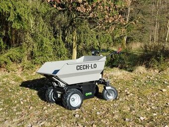 Elektrický minidumper Čechlo 500 kg – výstavní kus, sleva