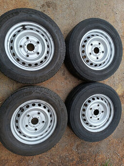 Transit Custom - disky 6,5x15 et60 + letní 215/65/15C