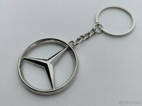 Přívěšek na klíče - kulaté logo Mercedes - 1