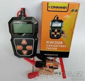 Tester autobaterie KONNWEI KW208 Systémové napětí 12 voltů a