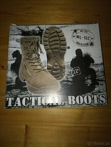 Mil-tec tactical boots 2-zip coyote brown
