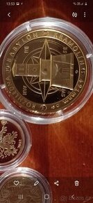 Zlatá  medaile,  rozhledna  Babylon 2014,  31,1 g ryzí zlato