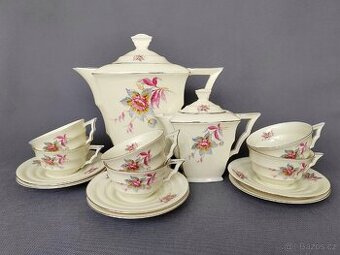 Starožitný porcelánový čajový servis od MZ Art Deco