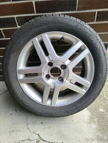 4x ALU kola, 6Jx16H2, ET52.5, letní pneu 95%, 195/55 R16