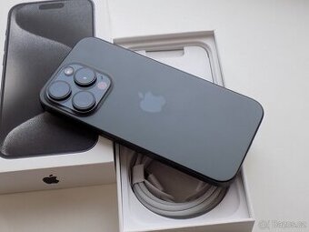 APPLE iPhone 15 Pro 128GB Černý titan - ZÁRUKA 12 MĚSÍCŮ