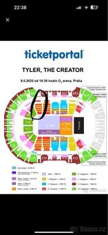 Tyler, The Creator 9.5., Praha — sektor 121, řada 13