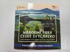 Sada oběžných mincí 2024 České Švýcarsko - VZÁCNÉ 20 a 50 KČ