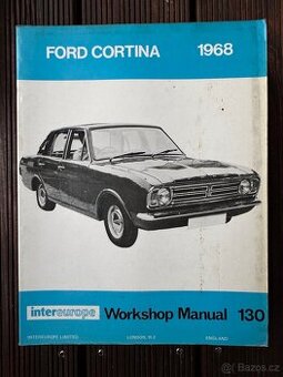 FORD CORTINA mk2 originalni montazni manualy