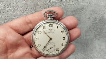 Stříbrné kapesní hodinky CHRONOMÉTRE ELECTION