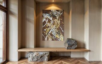 HONEY GOLD obraz - 100 cm x 70 cm