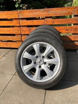 Alu kola 5x120, zimní pneu Nokian 195/55 R16