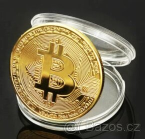 Mince ƁITCOIN v sběratelském pouzdře