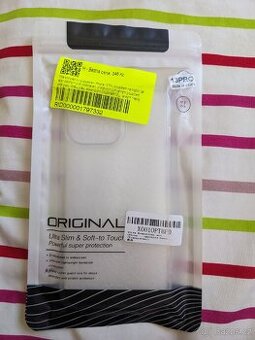 Ochranný kryt na iPhone 13 Pro silikonový transparentní