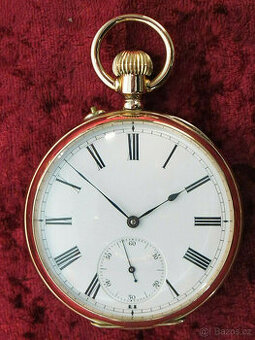 MORITZ GROSSMANN #7596 GLASHÜTTE 14K 585 ZLATÝ TREZOR