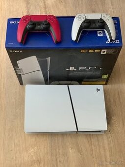 Playstation 5 Slim (Digital) + 2x ovladač