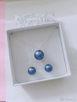 Ag 925 set zdobený perličkami Swarovski Elements