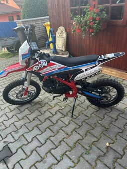 Pitbike Apollo Thunder 125ccm 17/14 Enduro Červený
