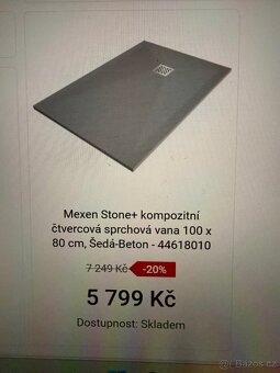 Sprchová vanička MEXEN