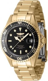 Invicta Pro Diver Quartz 200M zlatá barva