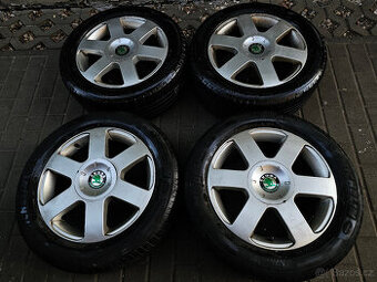 ALU letní kola VEGA orig Škoda 5x112 Octavia II R16