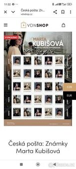 Marta Kubišová známky