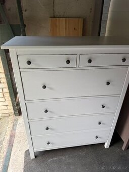 Komoda Hemnes se 6 zásuvkami - bíl. mořidlo
