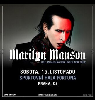 2x vstupenky Marilyn Manson Praha 15.11.2025