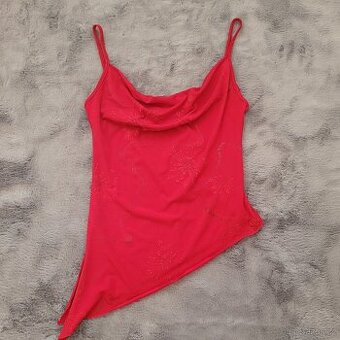 Dámský/dívčí červený top