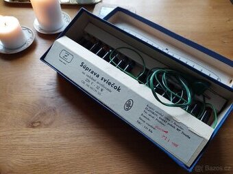 Retro elektrické svíčky na stromeček