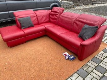 Kožená rohová souprava  Himolla s Rodokmenem