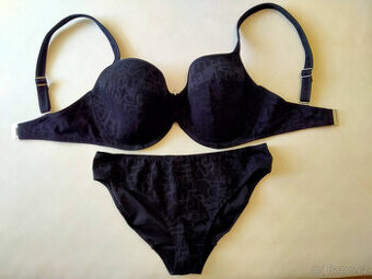 Dámské plavky Triola dvoudílné černé vel. 75 H / 80