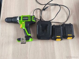 Aku vrtačka Fieldmann+dvě baterie a nabíječka - 1