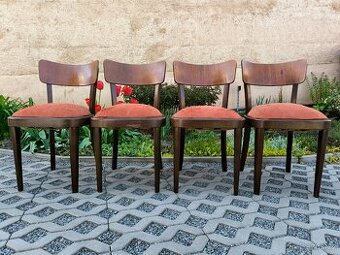 Starožitné Art Deco jídelní židle Thonet, 30. léta