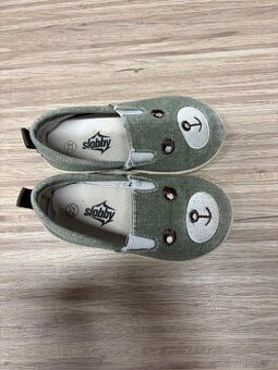 Jarní/letní plátěné botky