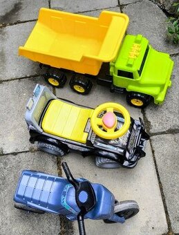 Dětské vozítko jako Tatra, odrážedlo motorka, autíčko