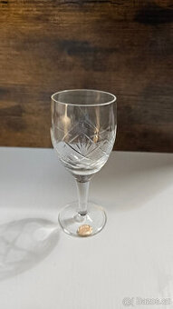 Sada Sklenic z Broušeného Skla