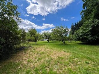 Prodej zahrady 1483 m² se zděnou stavbou, Strakonice