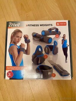 Činky Crivit a závaží na kotníky a zápěstí